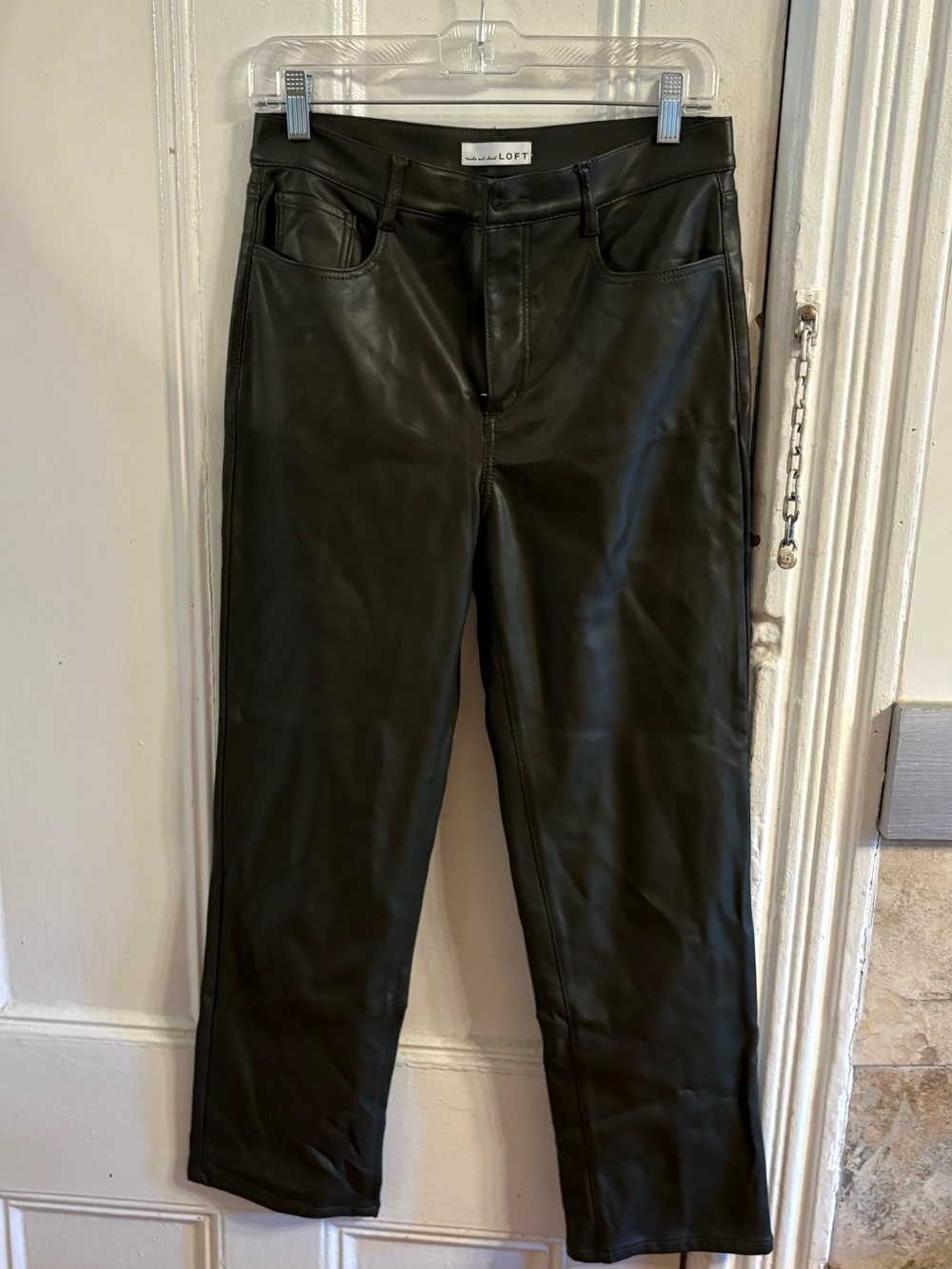 LOFT Faux-Leather Pants
